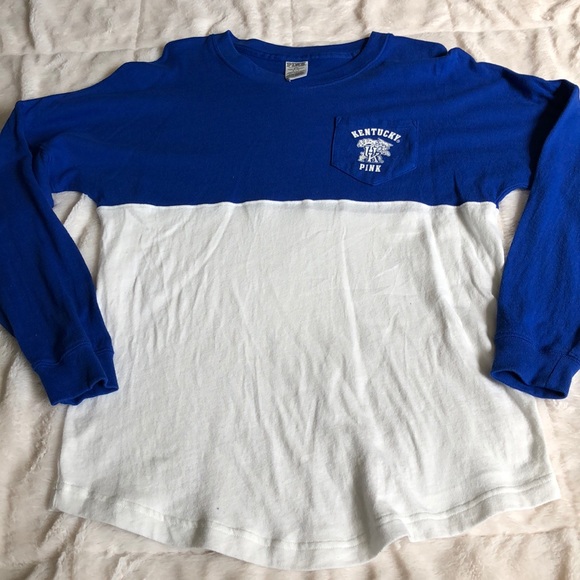 PINK University of Kentucky Spirit Jersey Shirt - Picture 1 of 2